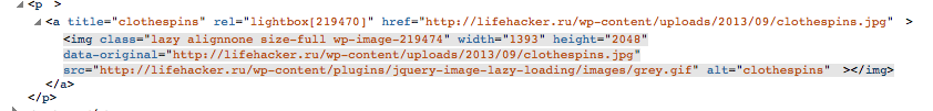 Code example
